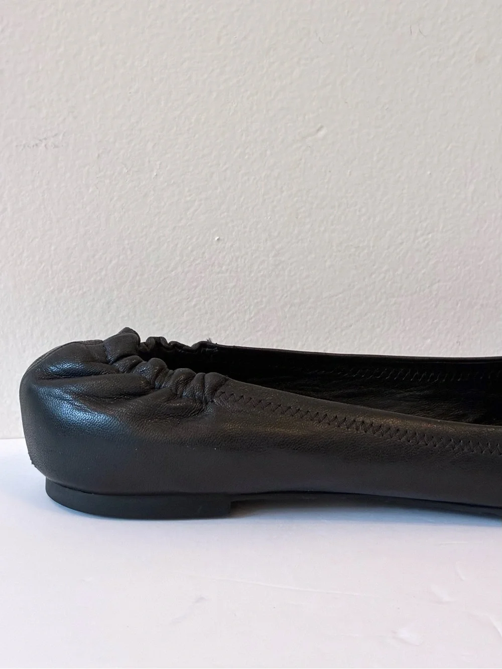 Tory Burch Black + Silver Reva Ballet Flat